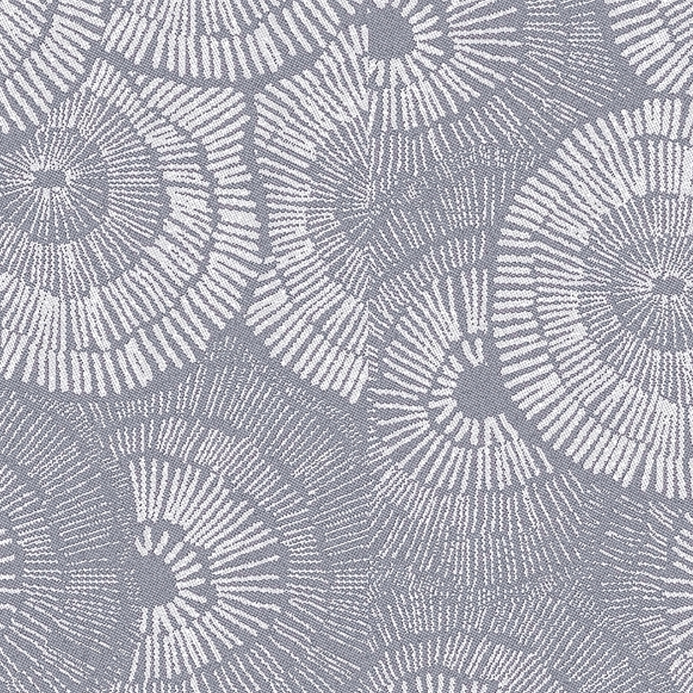 Garnier-Thiebaut - Table Runner Mille Shells Zinc - uc Garnier-Thiebaut - Table Runner Mille Shells Zinc - uc