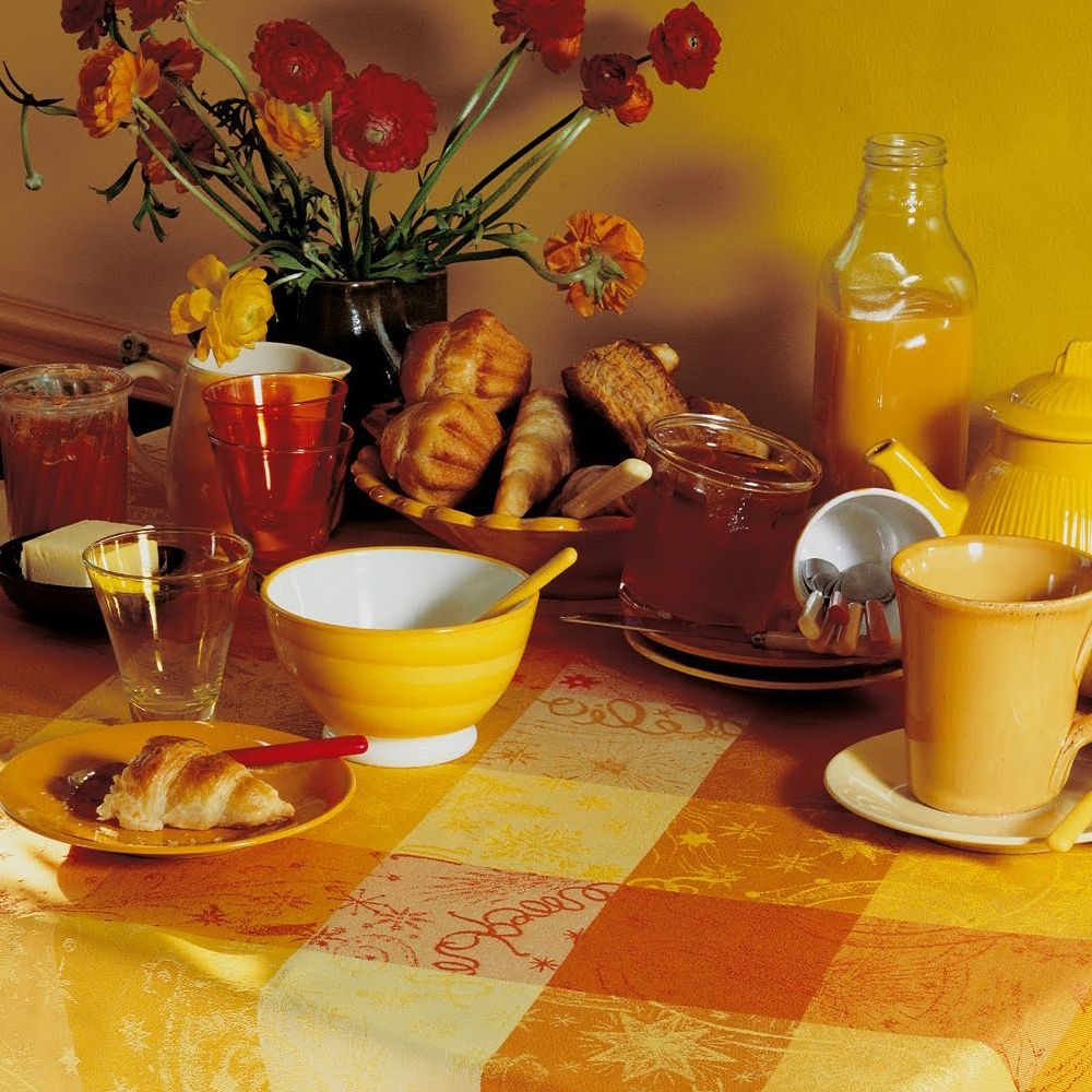 Garnier-Thiebaut Tischdecke - Mille Couleurs Soleil - oB - verschiedene Größen
