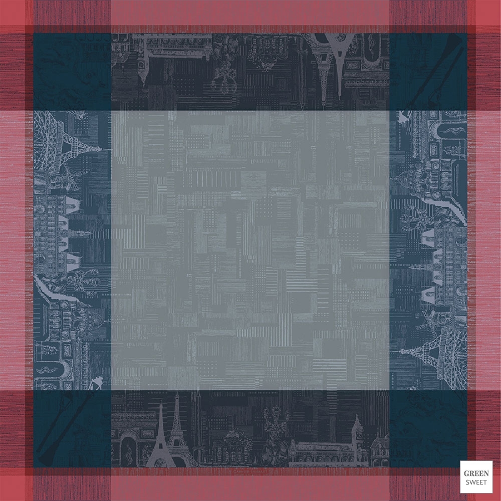 Garnier Thiebaut Tablecloth - Parisienne Ardoise - GS Garnier Thiebaut Tablecloth - Parisienne Ardoise - GS