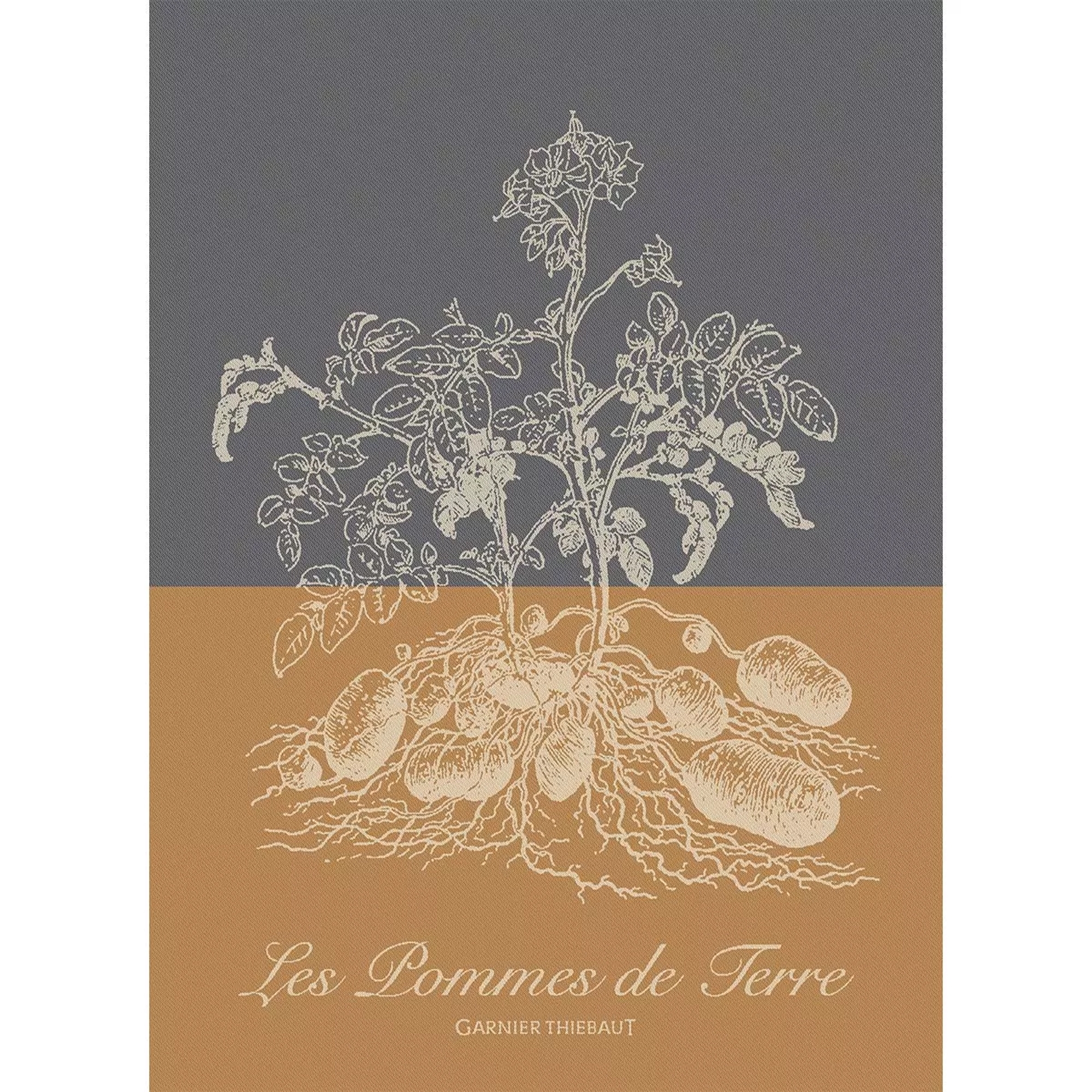 Garnier-Thiebaut Geschirrtuch - Pommes de Terre Ocre