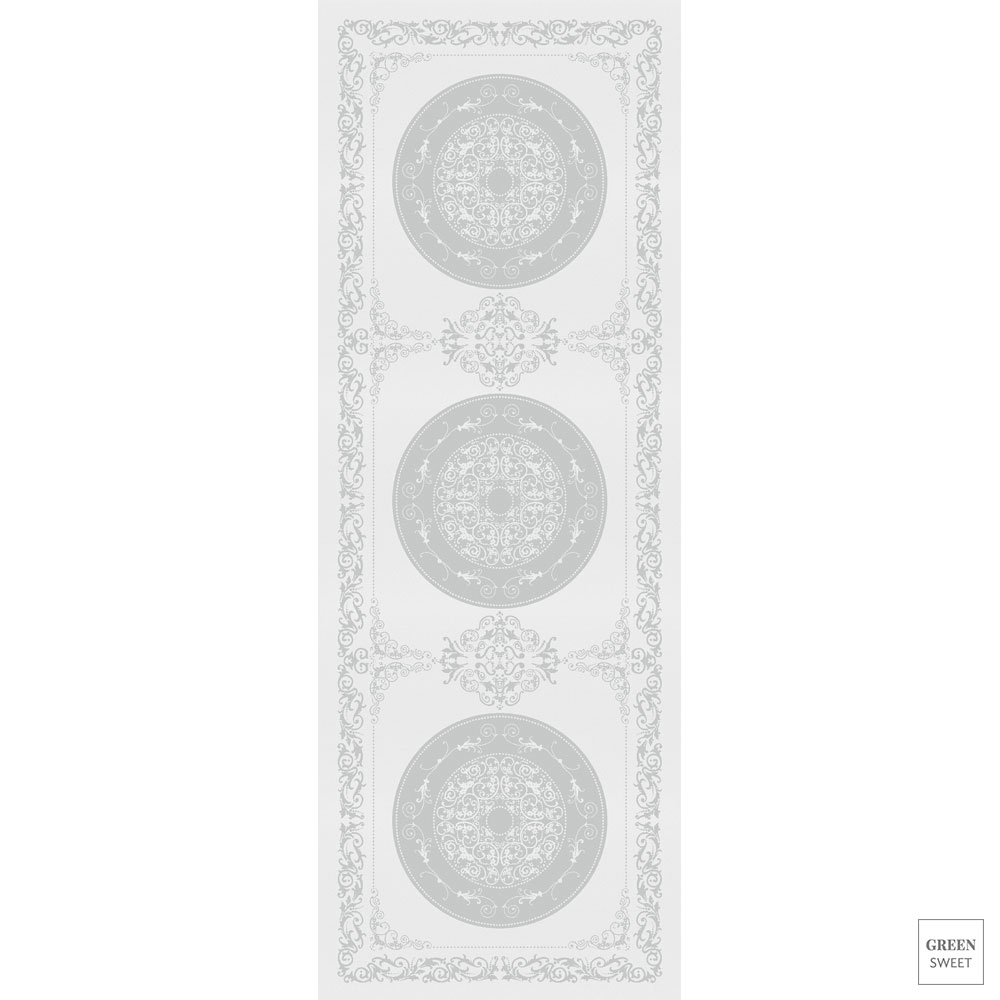 Garnier-Thiebaut Table Runner - Comtesse Blanc - GS Garnier-Thiebaut Table Runner - Comtesse Blanc - GS