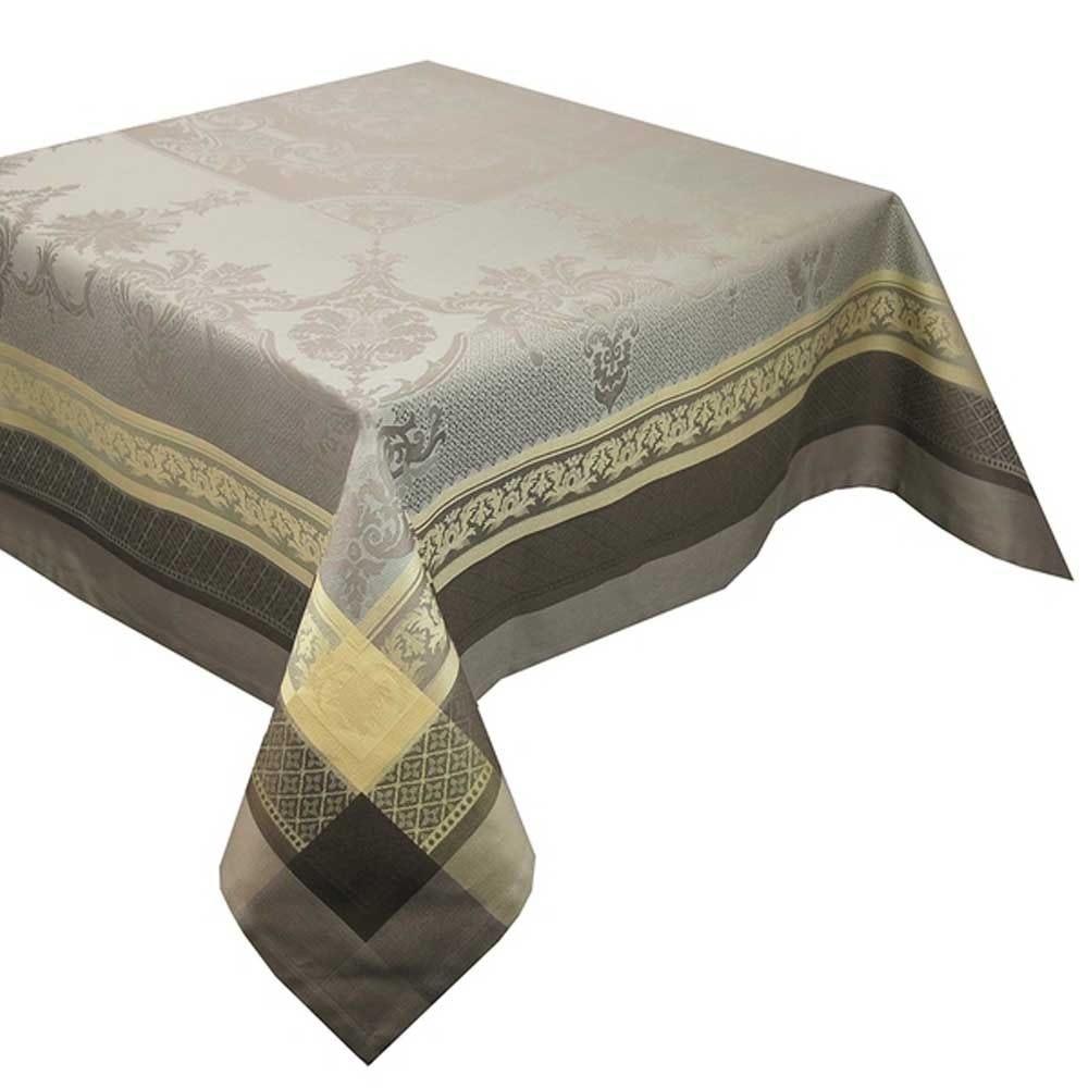 Garnier-Thiebaut Tablecloth - Fontainebleau Tilleul - GS Garnier-Thiebaut Tablecloth - Fontainebleau Tilleul - GS