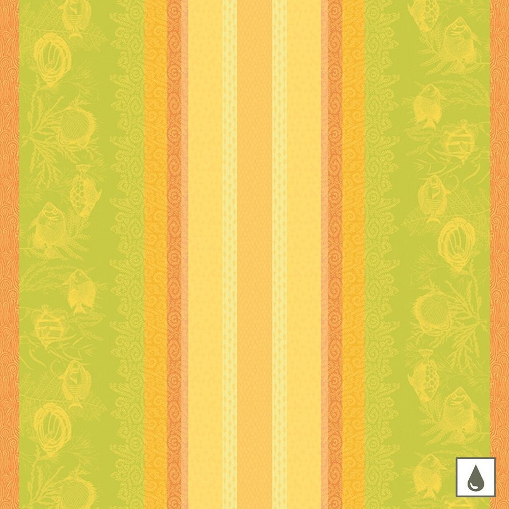 Garnier-Thiebaut - Tablecloth special cut 140x150 cm - Mille Rivera Provenc – c Garnier-Thiebaut - Tablecloth special cut 140x150 cm - Mille Rivera Provenc – c