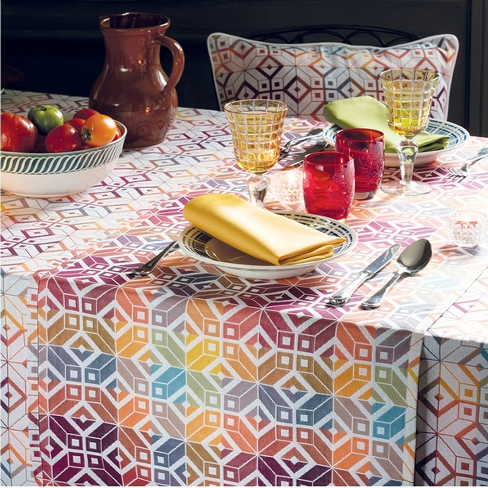Garnier-Thiebaut Table Runner - Mille Paves Multicolore - uc Garnier-Thiebaut Table Runner - Mille Paves Multicolore - uc