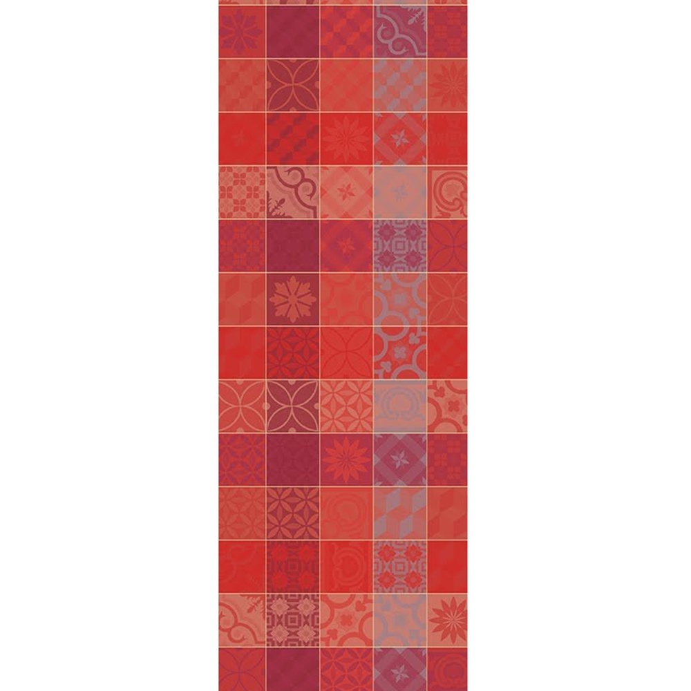 Garnier-Thiebaut Table Runner - Mille Tiles Terracotta - oB