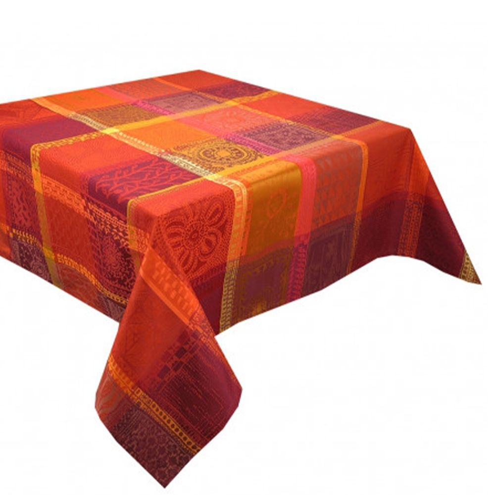 Garnier-Thiebaut Tablecloth - Mille Wax Ketchup - oB - different sizes Garnier-Thiebaut Tablecloth - Mille Wax Ketchup - oB - different sizes