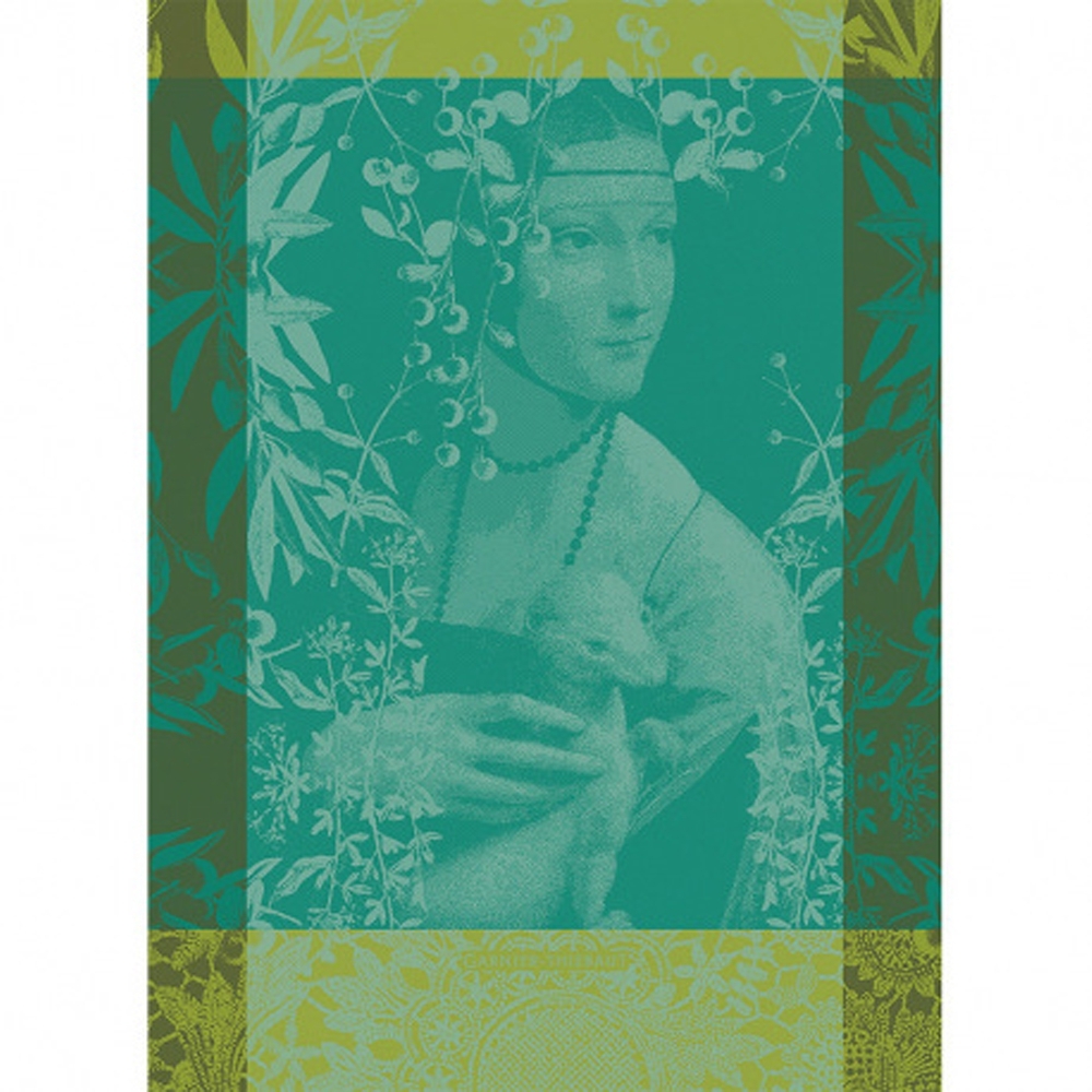 Garnier-Thiebaut Kitchentowels - La Dame A L Hermine Canard Garnier-Thiebaut Kitchentowels - La Dame A L Hermine Canard