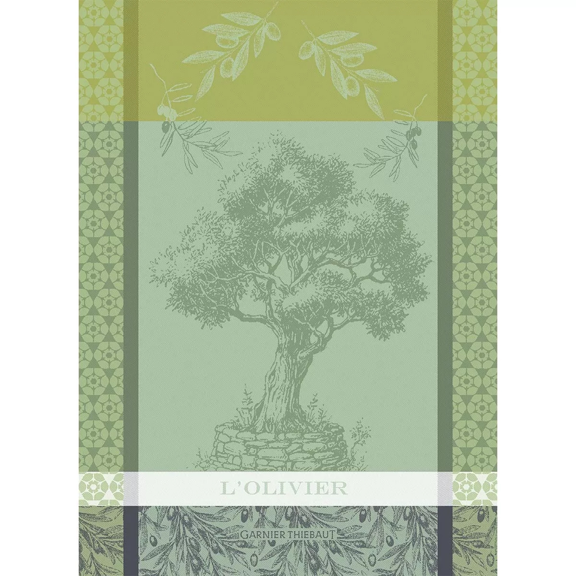 Garnier-Thiebaut Kitchentowels - L'Olivier Vert Garnier-Thiebaut Kitchentowels - L'Olivier Vert