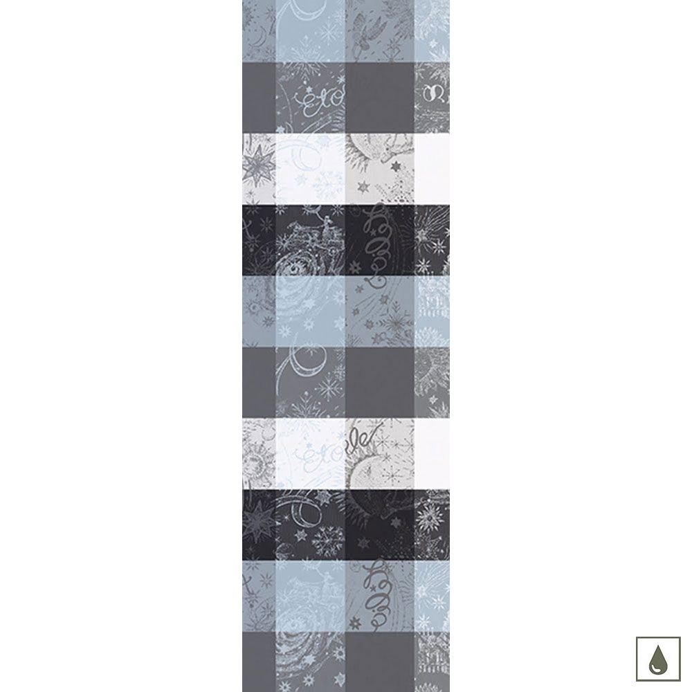 Garnier-Thiebaut - Tablecloth special cut 116 x 85 cm - Mille Couleurs Orage – c Garnier-Thiebaut - Tablecloth special cut 116 x 85 cm - Mille Couleurs Orage – c