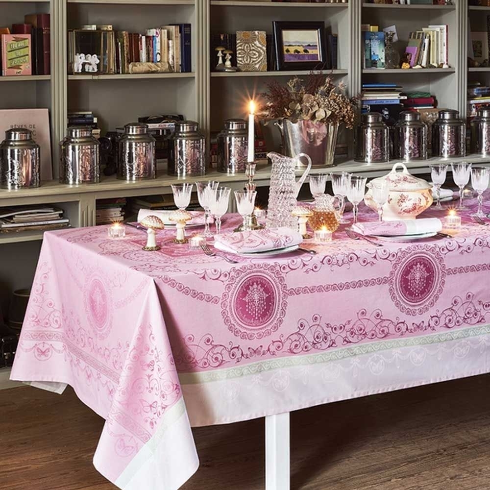 Garnier-Thiebaut Tablecloth - Eugenie Candy - GS - different sizes Garnier-Thiebaut Tablecloth - Eugenie Candy - GS - different sizes