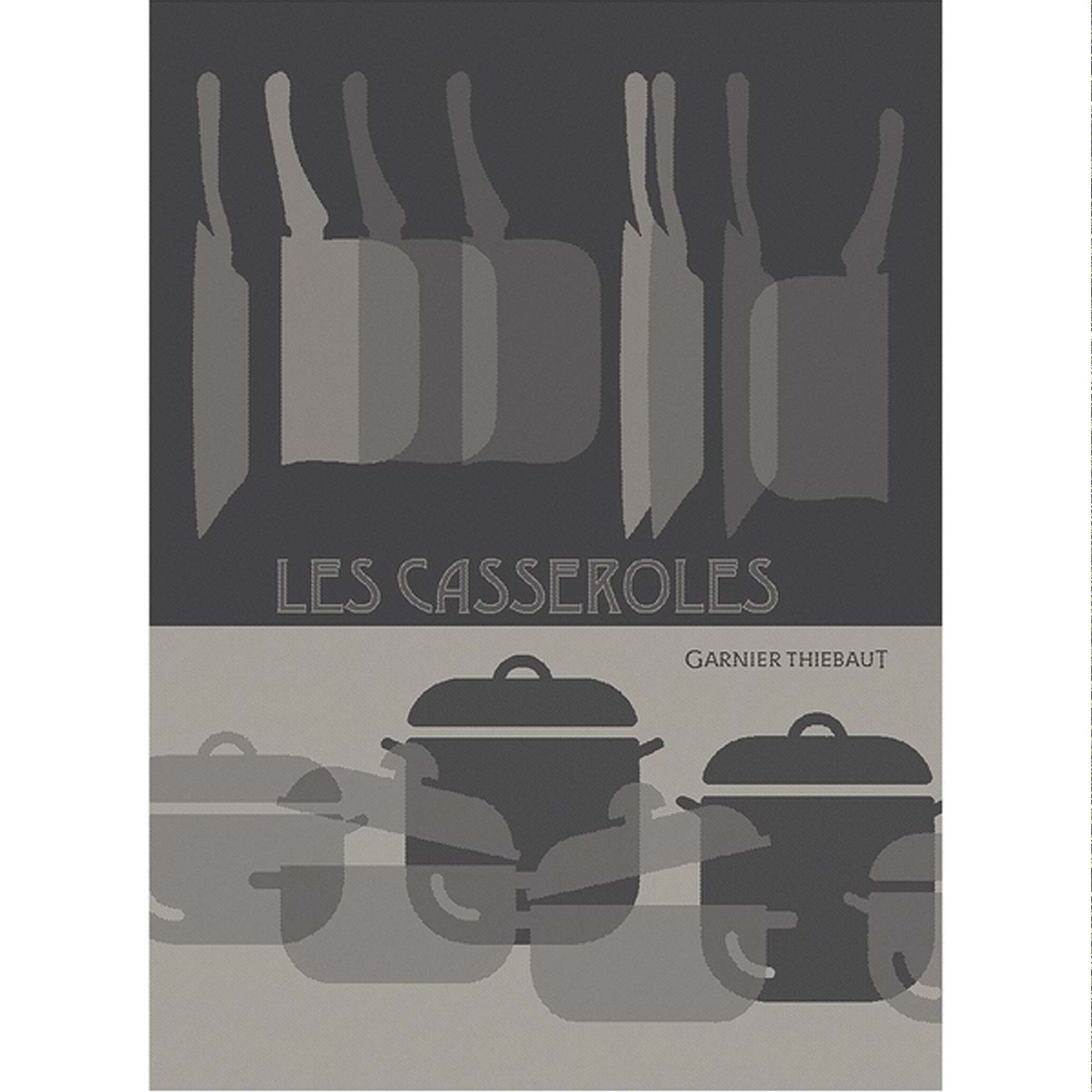 Garnier-Thiebaut Geschirrtuch - Les Casseroles Charbon