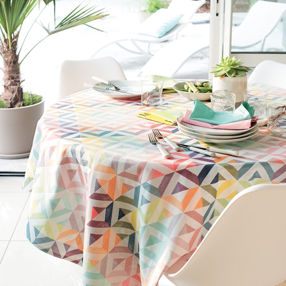 Garnier-Thiebaut Tablecloth - Mille Twist Pastel - oB - different sizes Garnier-Thiebaut Tablecloth - Mille Twist Pastel - oB - different sizes