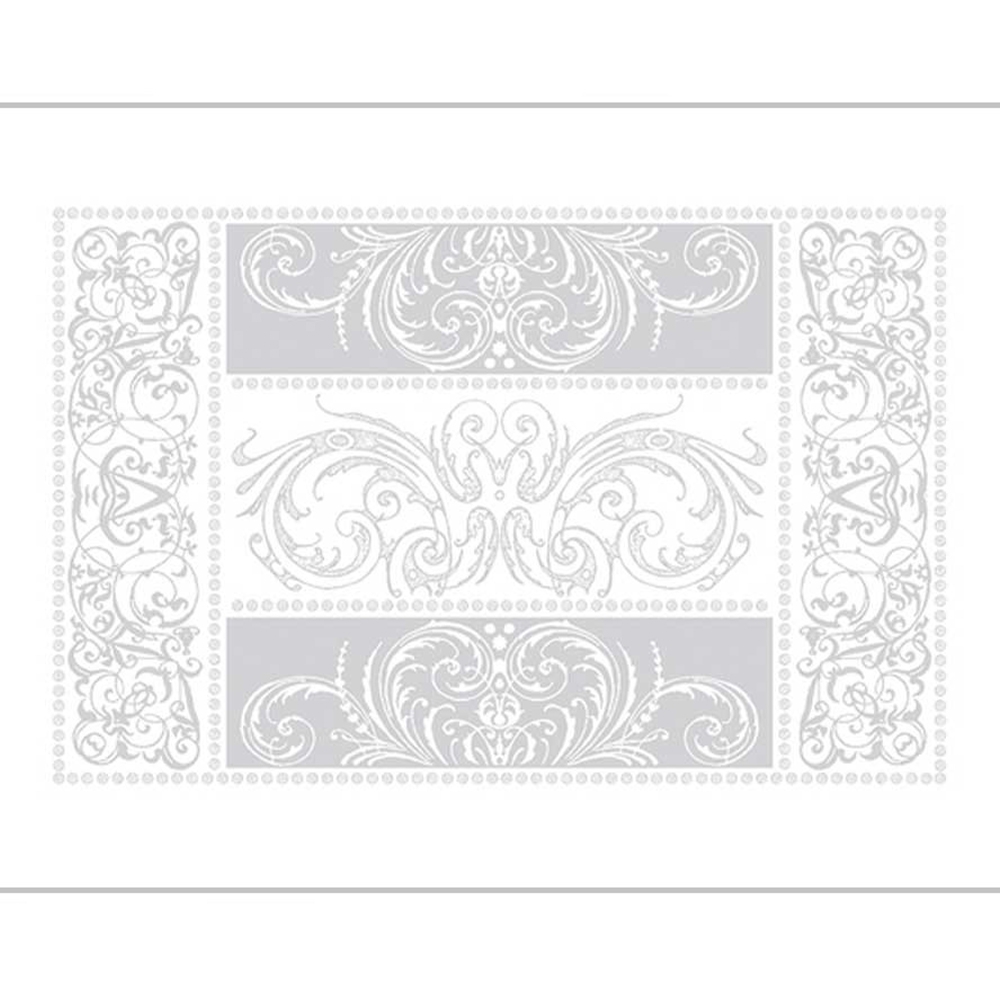 Garnier-Thiebaut Tischset - Alexandrine Uni Neige - oB Garnier-Thiebaut Tischset - Alexandrine Uni Neige - oB