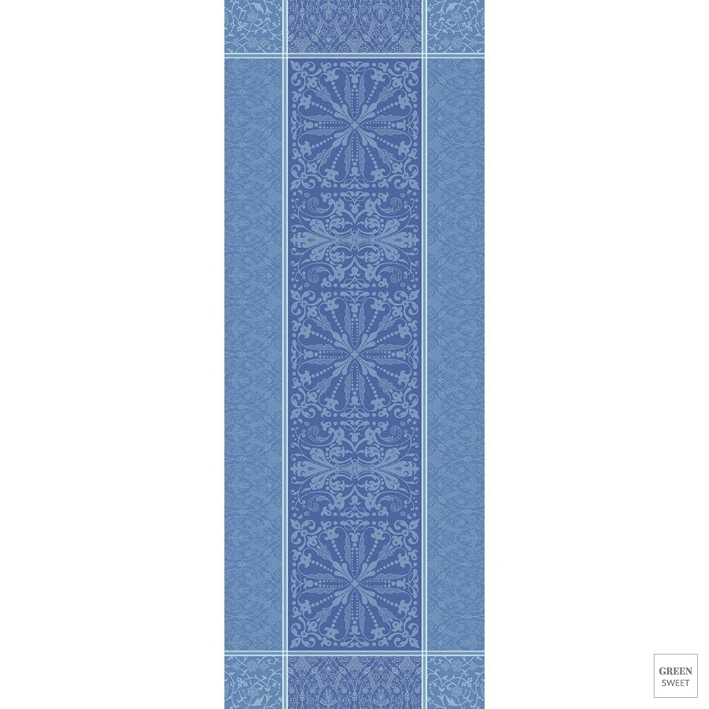 Garnier-Thiebaut Table Runner - Cassandre Saphir - GS Garnier-Thiebaut Table Runner - Cassandre Saphir - GS