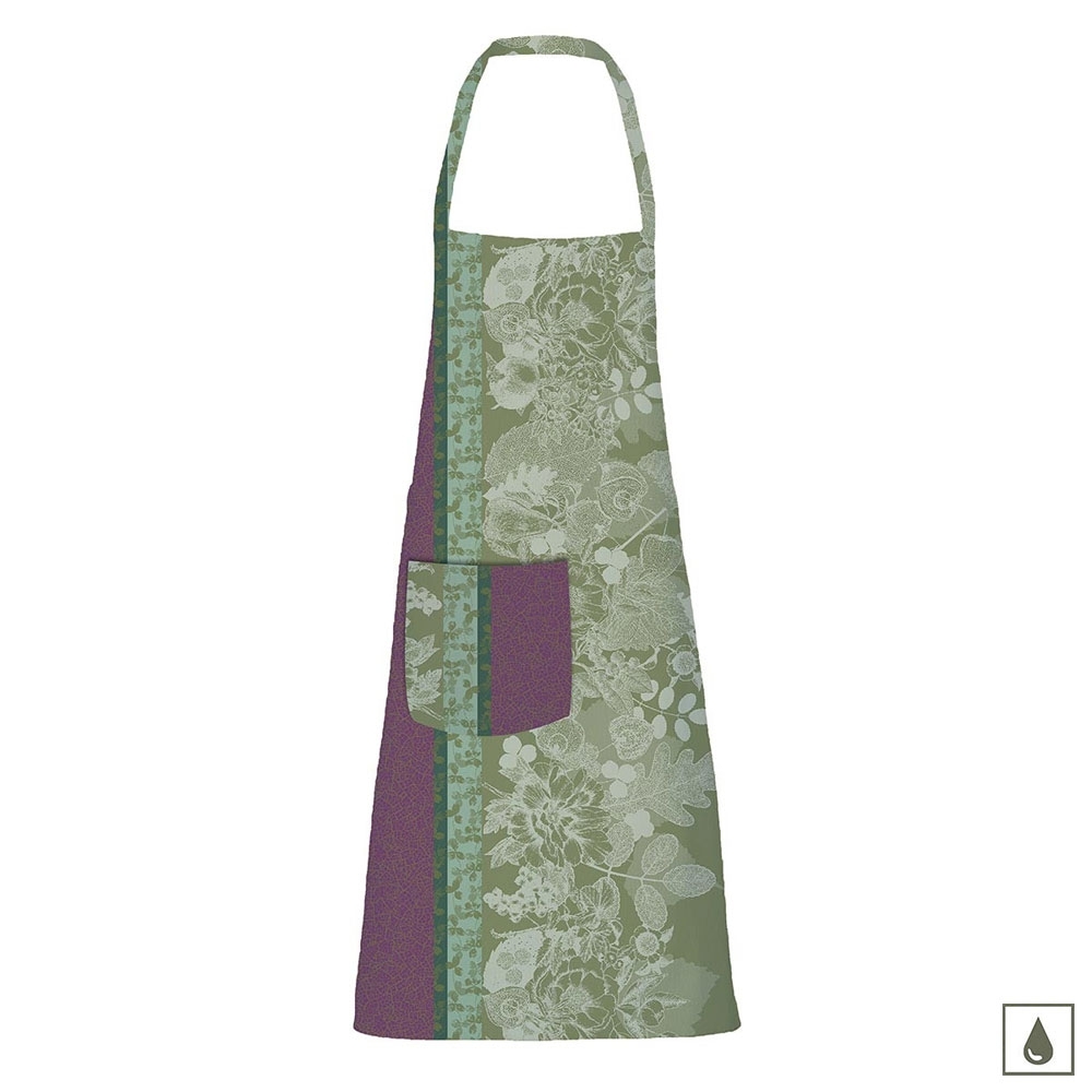 Garnier-Thiebaut - Apron - Mille Botanique Mousse 73x86cm - c Garnier-Thiebaut - Apron - Mille Botanique Mousse 73x86cm - c