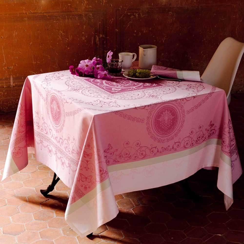Garnier-Thiebaut Tablecloth - Eugenie Candy - GS - different sizes Garnier-Thiebaut Tablecloth - Eugenie Candy - GS - different sizes