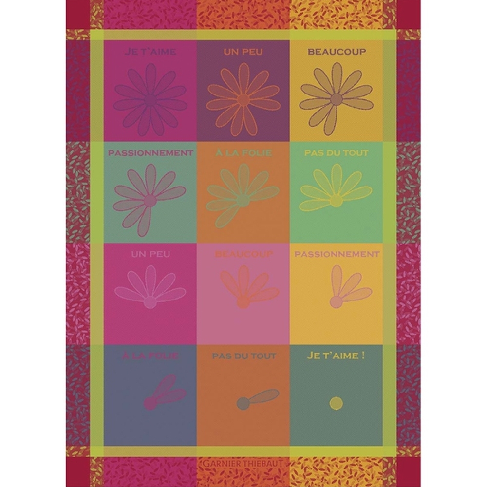 Garnier-Thiebaut Kitchentowels - Marguerite Effeuille Garnier-Thiebaut Kitchentowels - Marguerite Effeuille