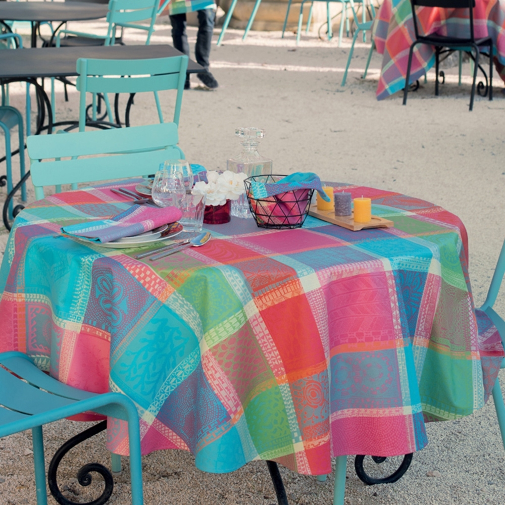 Garnier-Thiebaut Tablecloth - Mille Wax Cocktail - oB Garnier-Thiebaut Tablecloth - Mille Wax Cocktail - oB