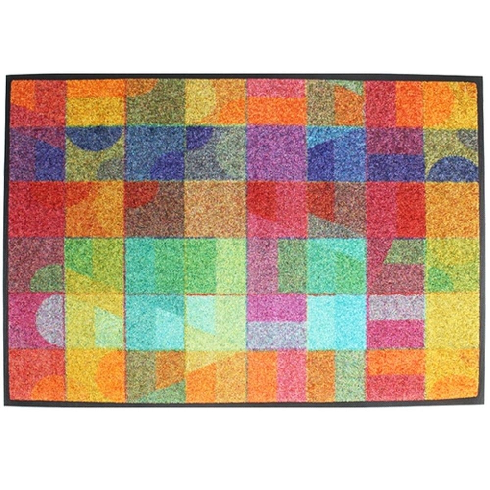 Garnier Thiebaut - Doormat - Geo Multicolore