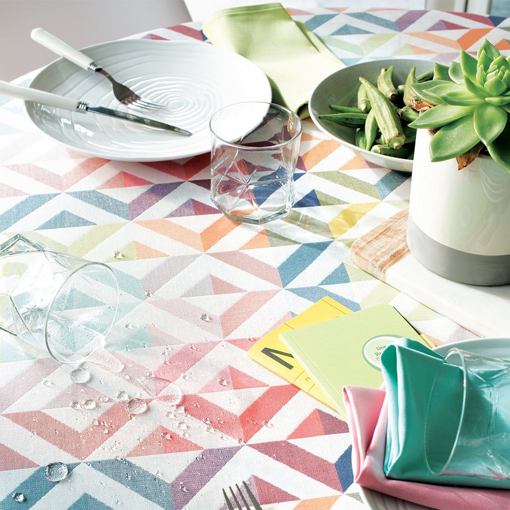 Garnier-Thiebaut Tablecloth - Mille Twist Pastel - oB - different sizes Garnier-Thiebaut Tablecloth - Mille Twist Pastel - oB - different sizes