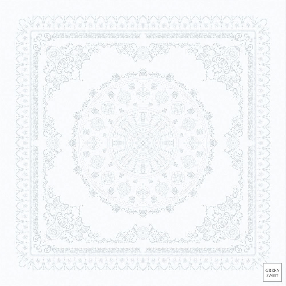 Garnier-Thiebaut Tablecloth - Eloise Diamant - GS - different sizes Garnier-Thiebaut Tablecloth - Eloise Diamant - GS - different sizes