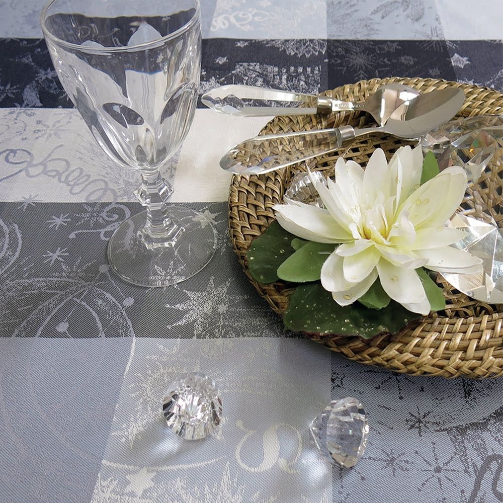 Garnier-Thiebaut Tablecloth - Mille Couleurs Orage - oB Garnier-Thiebaut Tablecloth - Mille Couleurs Orage - oB