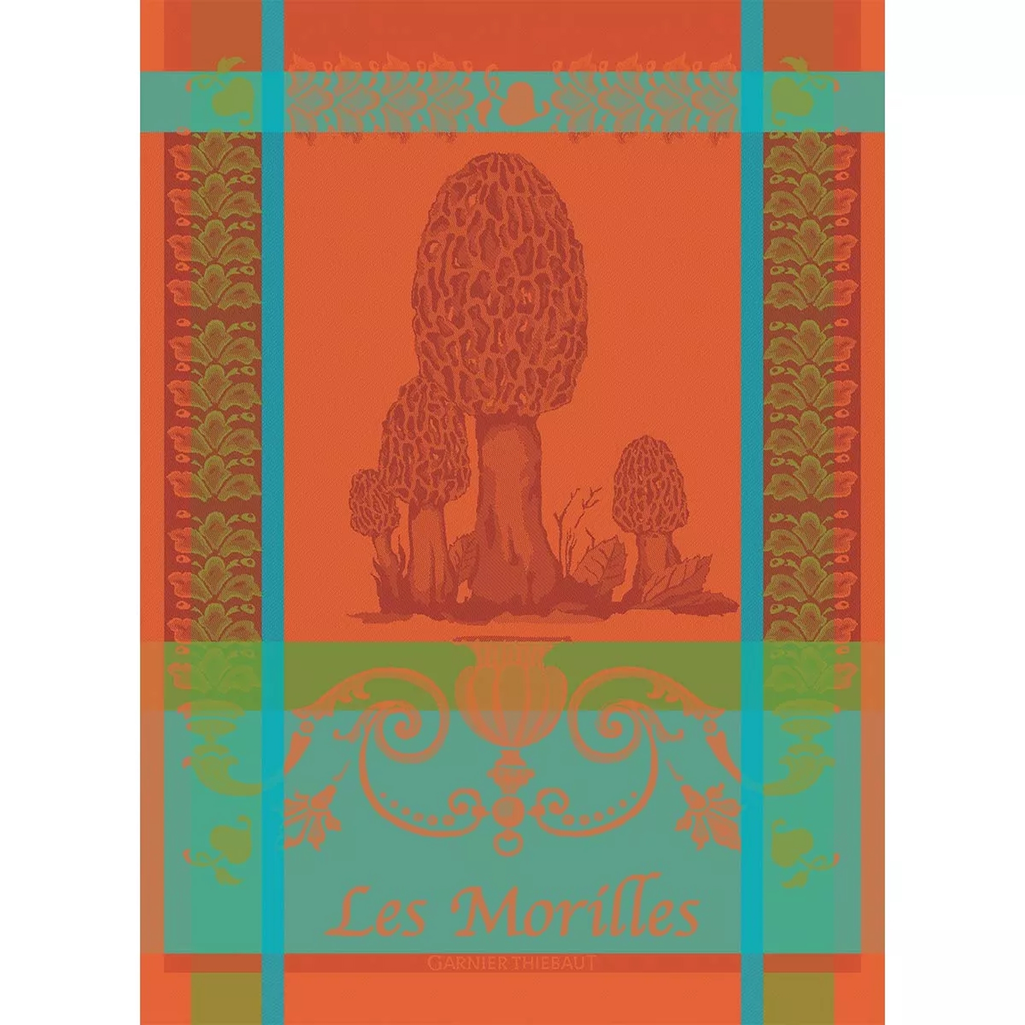 Garnier-Thiebaut Kitchentowels - Les Morilles Vermillon Garnier-Thiebaut Kitchentowels - Les Morilles Vermillon