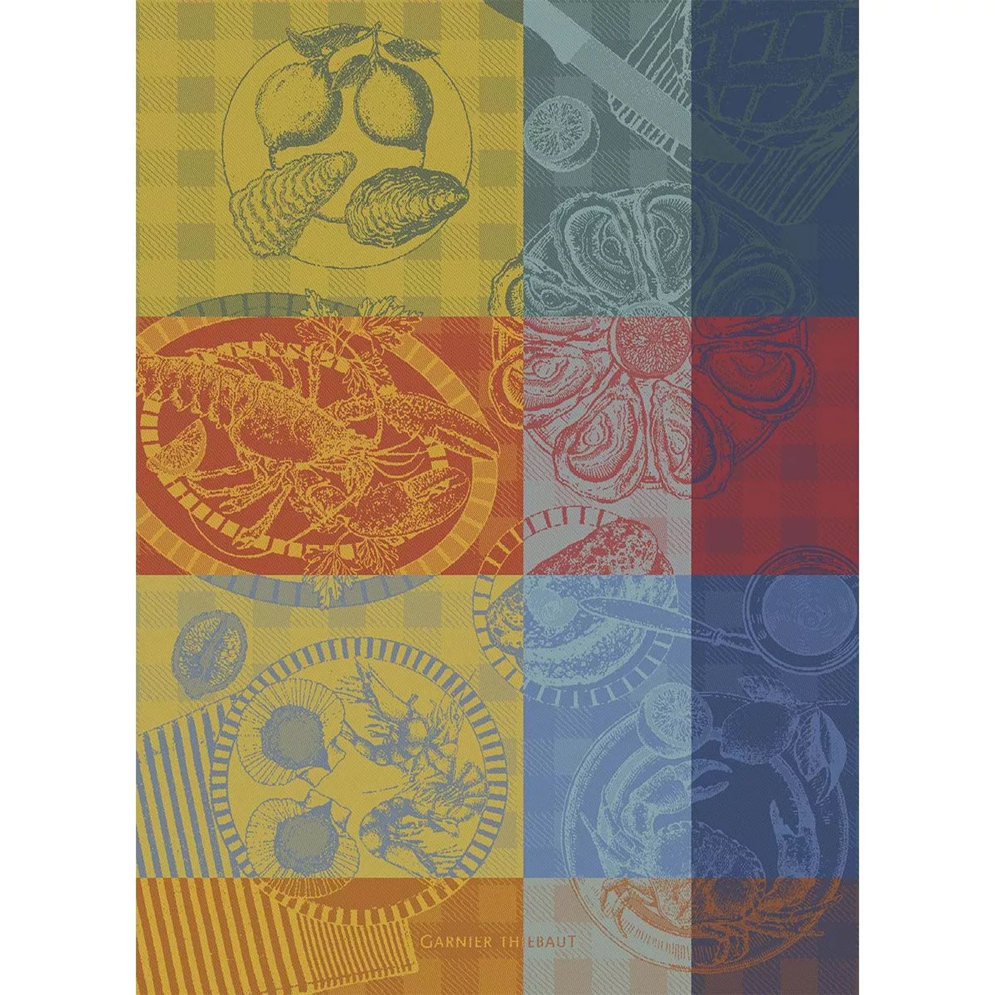 Garnier-Thiebaut Kitchentowels - Sea Food Citronne Garnier-Thiebaut Kitchentowels - Sea Food Citronne