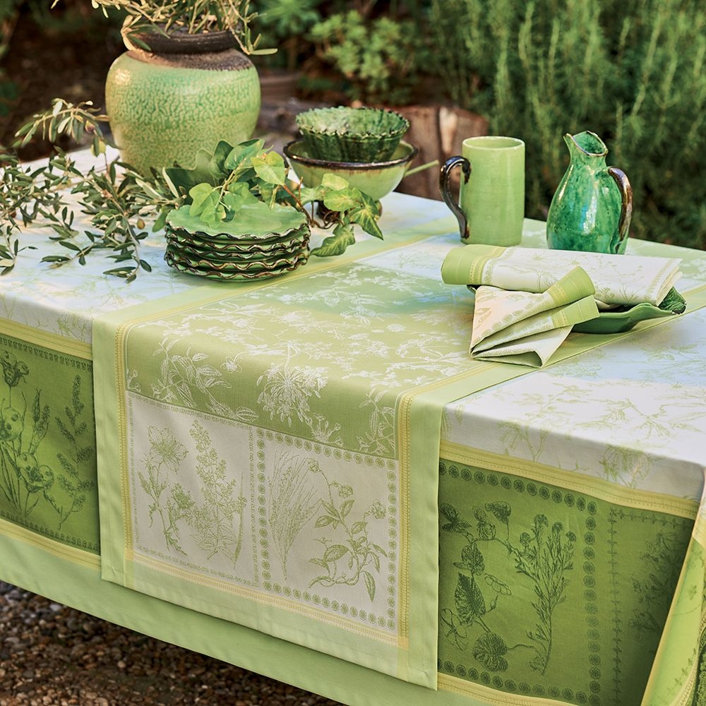 Garnier-Thiebaut Table Runner - Herbora Prairie - GS Garnier-Thiebaut Table Runner - Herbora Prairie - GS
