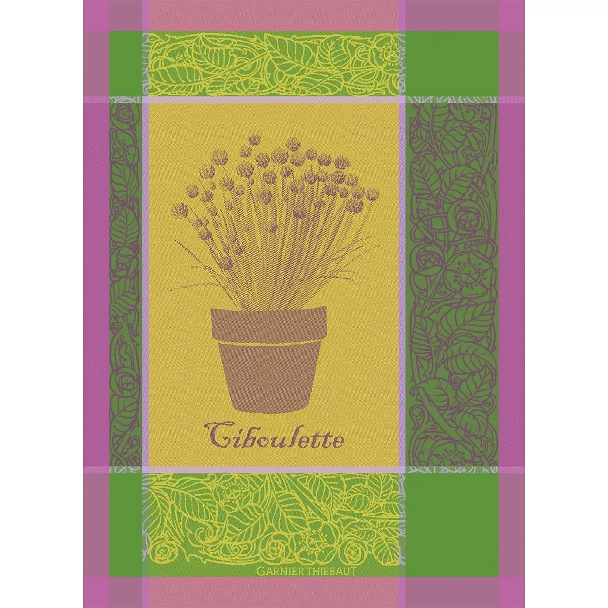 Garnier-Thiebaut Geschirrtuch - Ciboulette Menthol