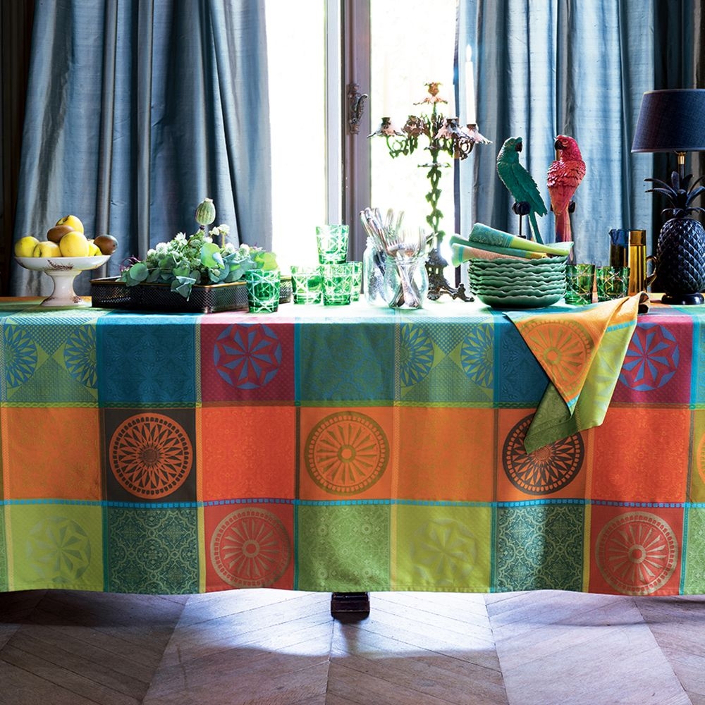 Garnier-Thiebaut Tablecloth - Mille Sicilia Riviera - oB Garnier-Thiebaut Tablecloth - Mille Sicilia Riviera - oB