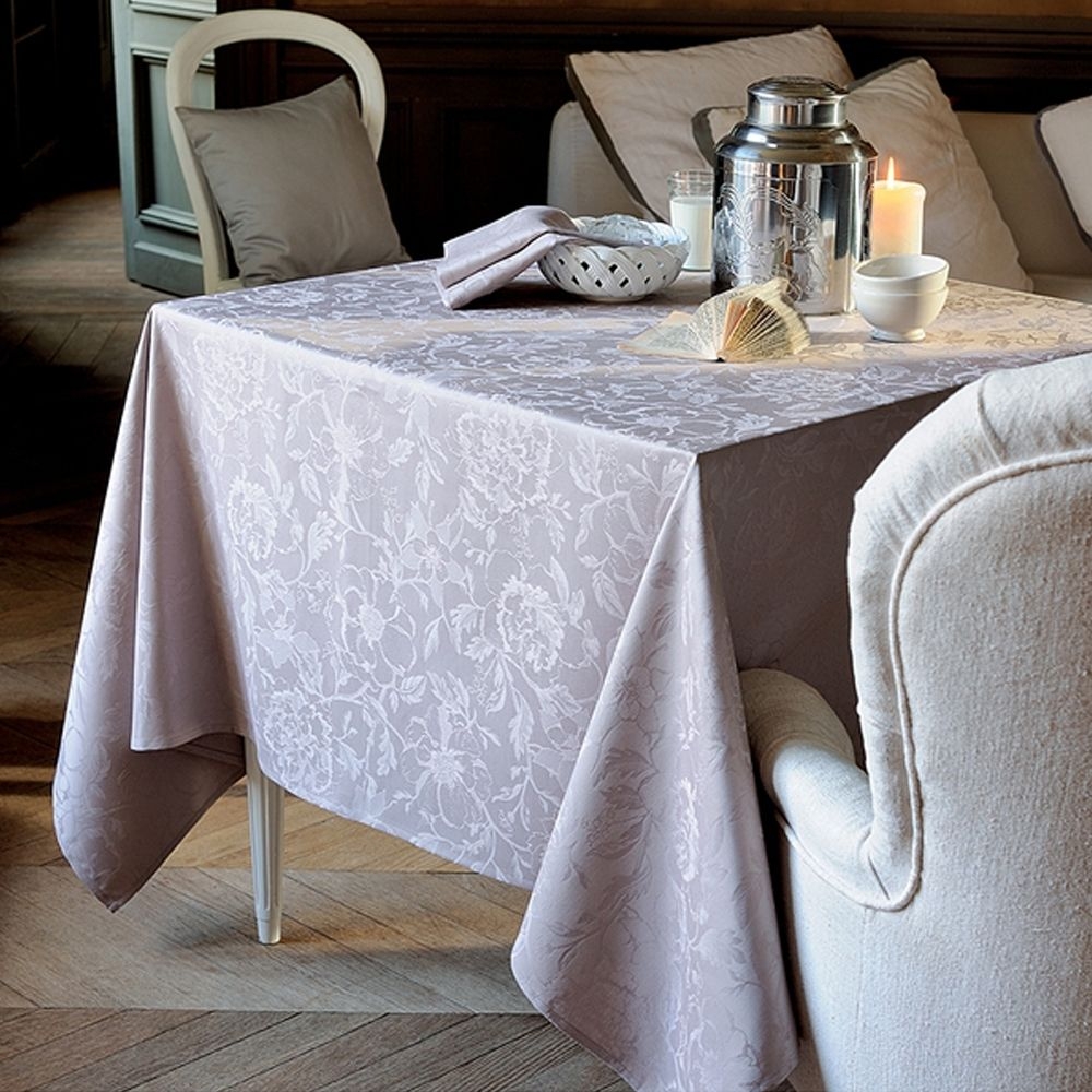 Garnier-Thiebaut Tischdecke - Mille Charmes Taupe - oB - verschiedene Größen