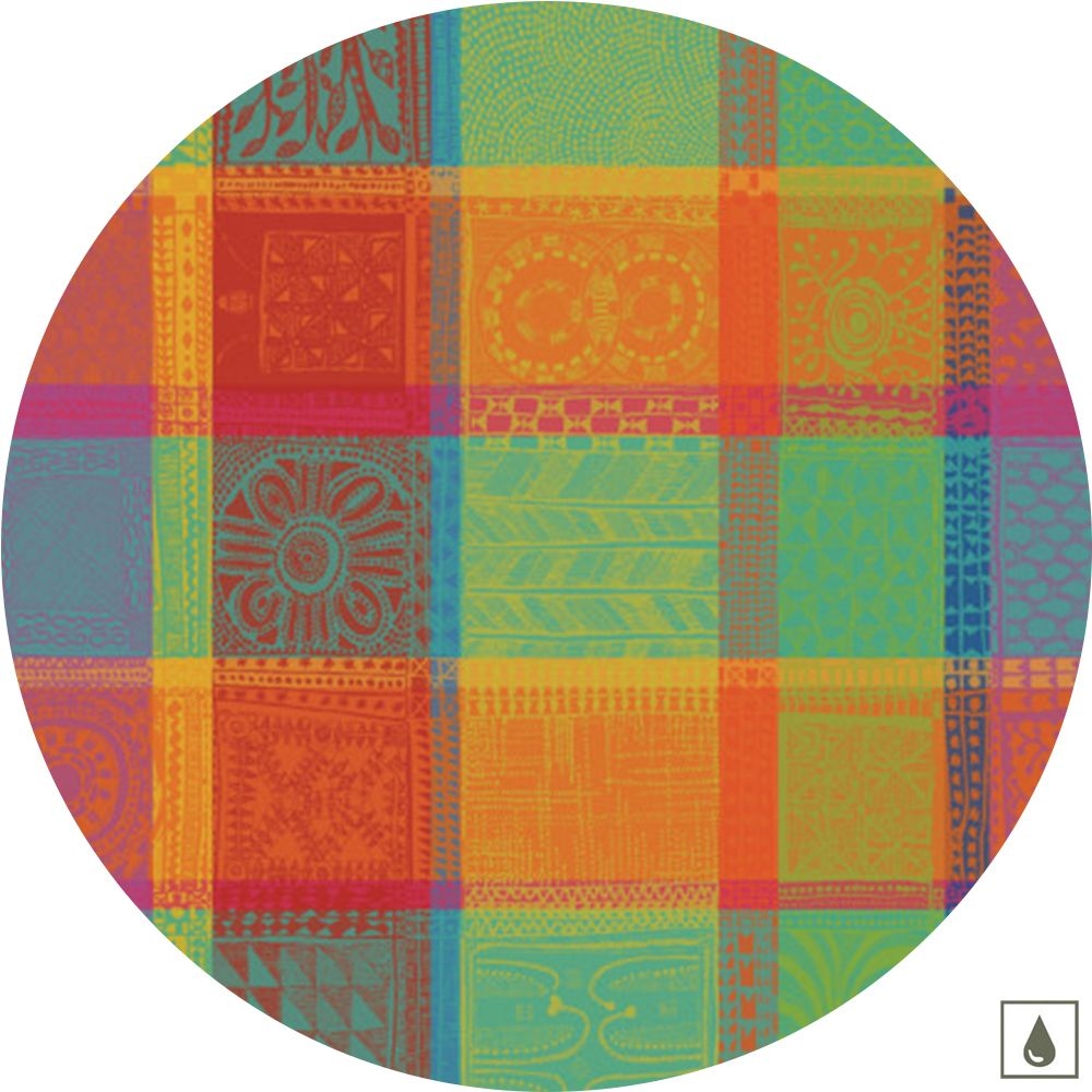 Garnier-Thiebaut Tablecloth - Mille Wax Creole - mB - different sizes Garnier-Thiebaut Tablecloth - Mille Wax Creole - mB - different sizes