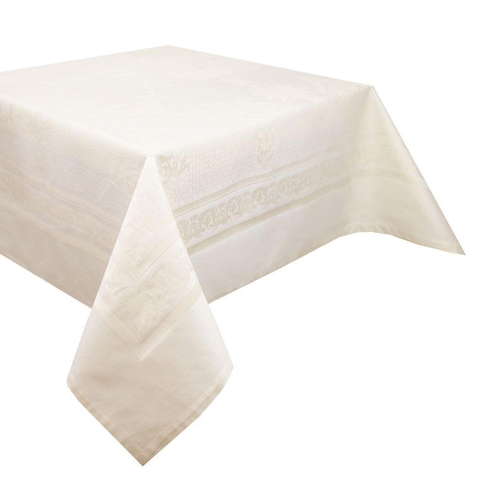 Garnier-Thiebaut Tablecloth - Beauregard Ivoire - oB - Different sizes Garnier-Thiebaut Tablecloth - Beauregard Ivoire - oB - Different sizes