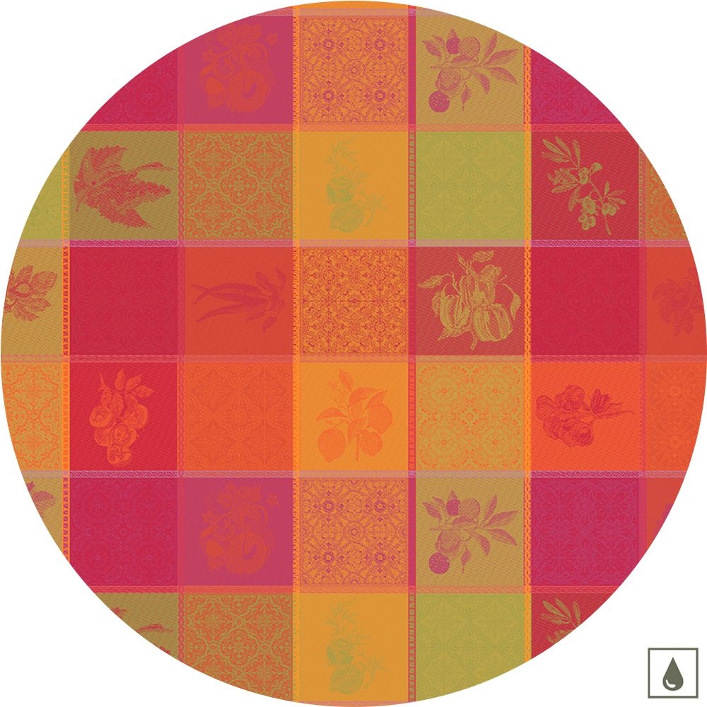 Garnier-Thiebaut Tablecloth - Mille Tutti Frutti Sangria - c Garnier-Thiebaut Tablecloth - Mille Tutti Frutti Sangria - c