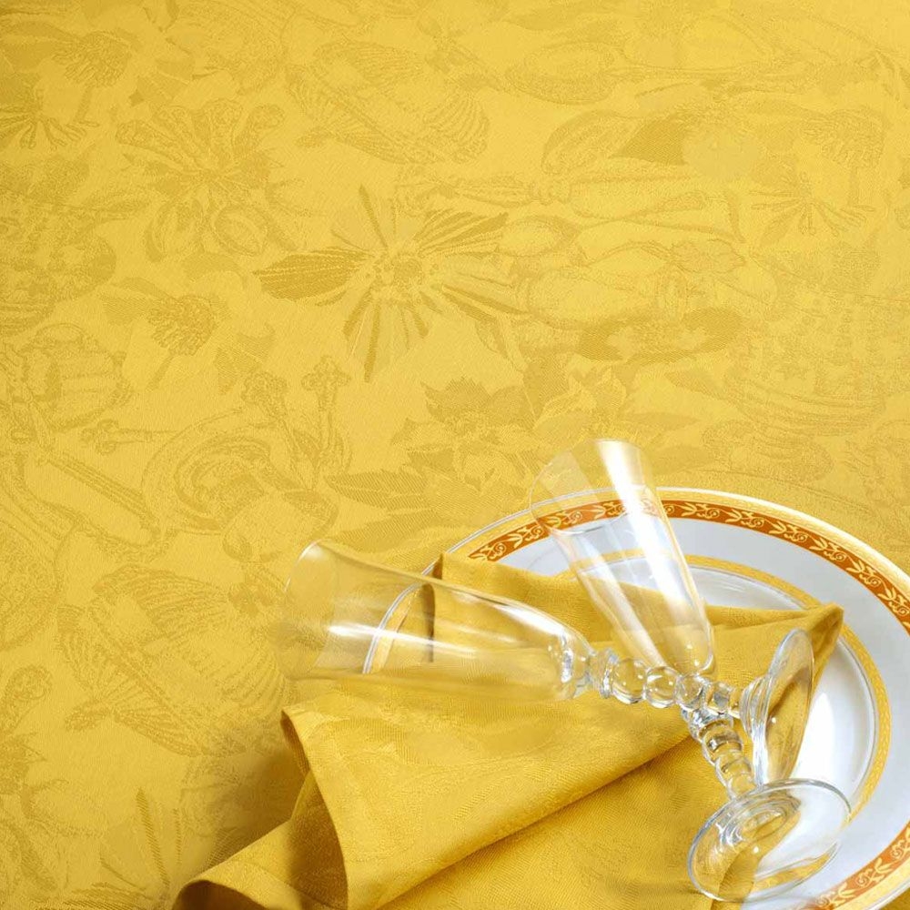 Garnier-Thiebaut - Tablecloth Myriade Sable 180 x 210 - mB Garnier-Thiebaut - Tablecloth Myriade Sable 180 x 210 - mB