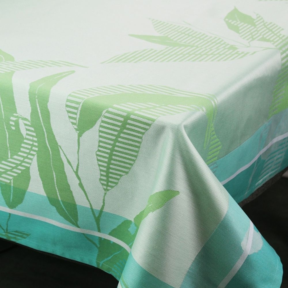 Garnier-Thiebaut Tablecloth - Livia Chlorophylle - oB - different sizes Garnier-Thiebaut Tablecloth - Livia Chlorophylle - oB - different sizes