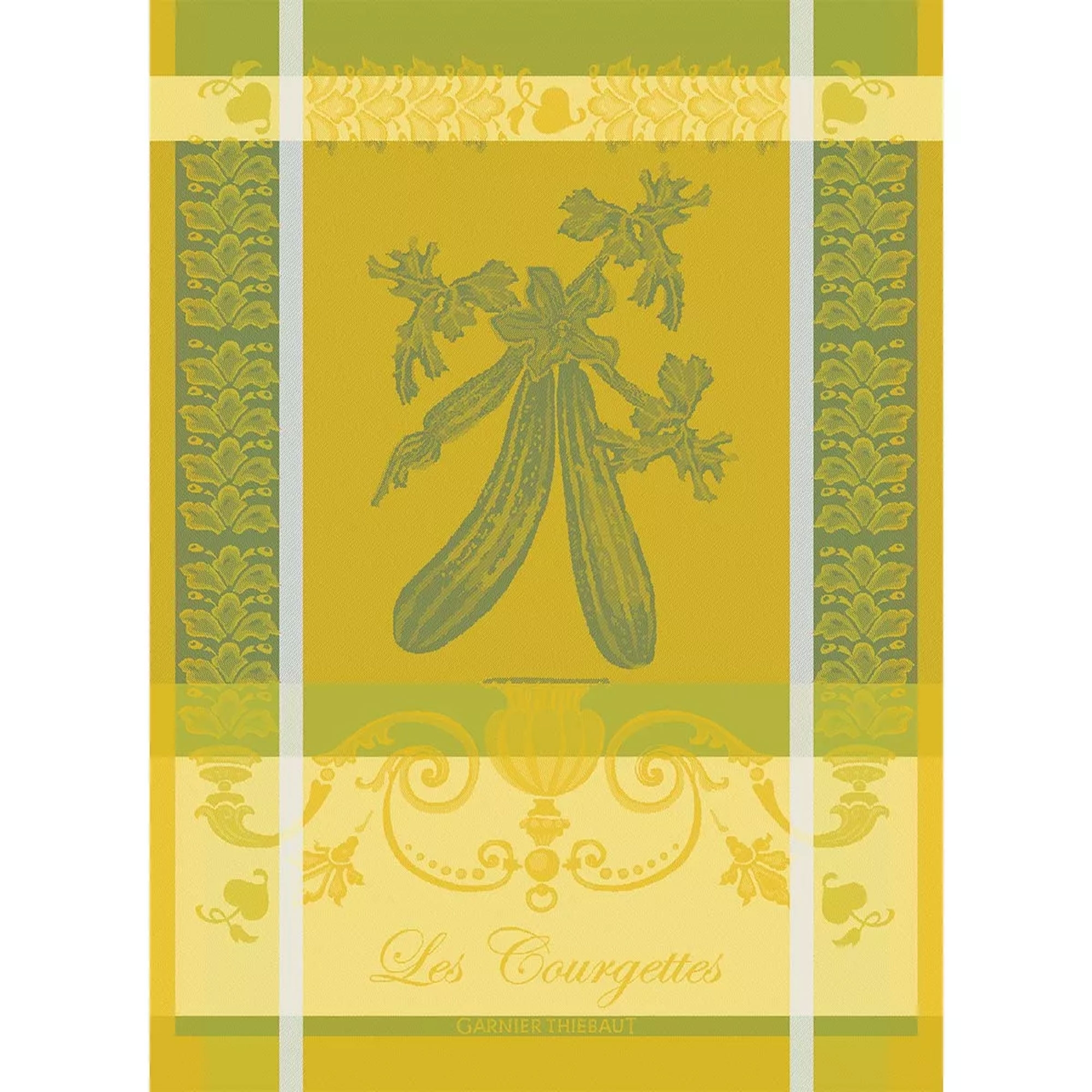 Garnier-Thiebaut Geschirrtuch - Les Corgettes Jonquille