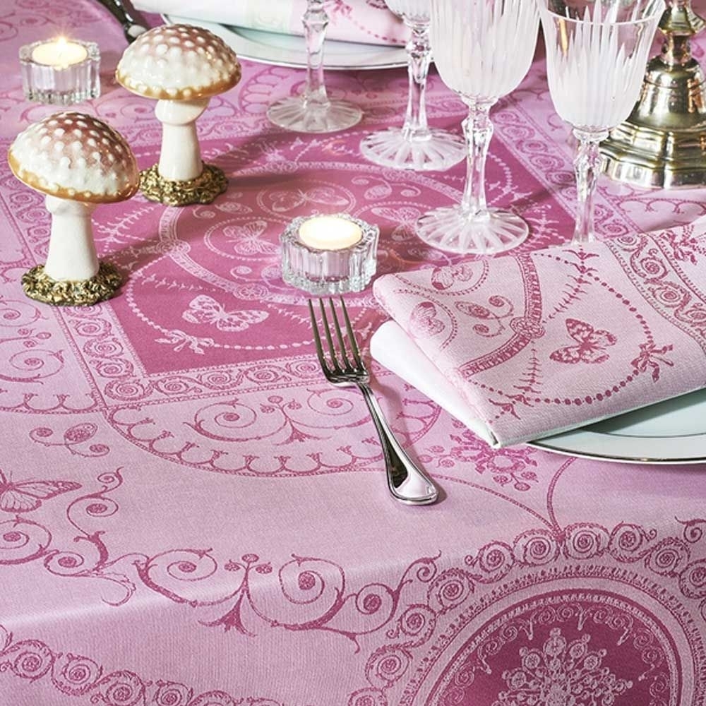 Garnier-Thiebaut Tablecloth - Eugenie Candy - GS - different sizes Garnier-Thiebaut Tablecloth - Eugenie Candy - GS - different sizes