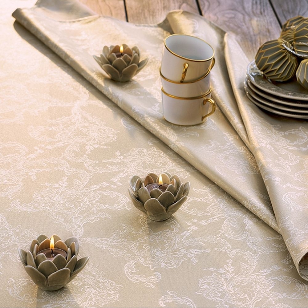 Garnier-Thiebaut Tablecloth - Mille Eternel Dore - mB - different sizes Garnier-Thiebaut Tablecloth - Mille Eternel Dore - mB - different sizes