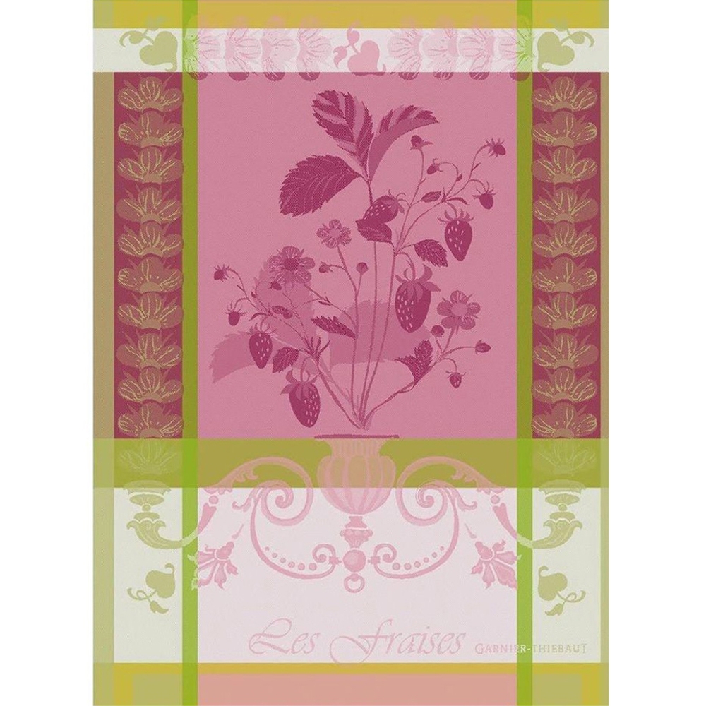 Garnier-Thiebaut Kitchentowels - Fraisier Rose Garnier-Thiebaut Kitchentowels - Fraisier Rose