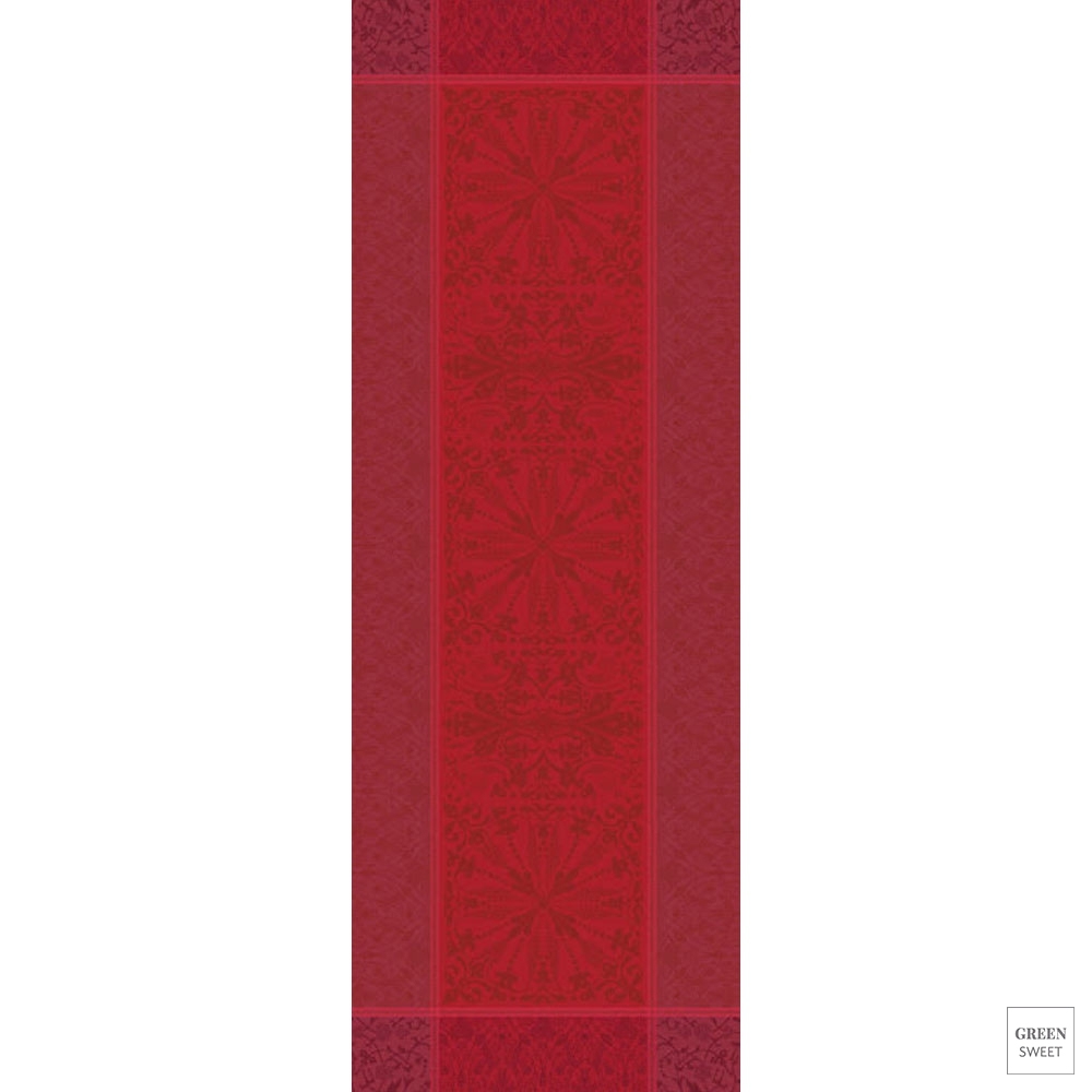 Garnier-Thiebaut Table Runner - Cassandre Grenat - GS Garnier-Thiebaut Table Runner - Cassandre Grenat - GS