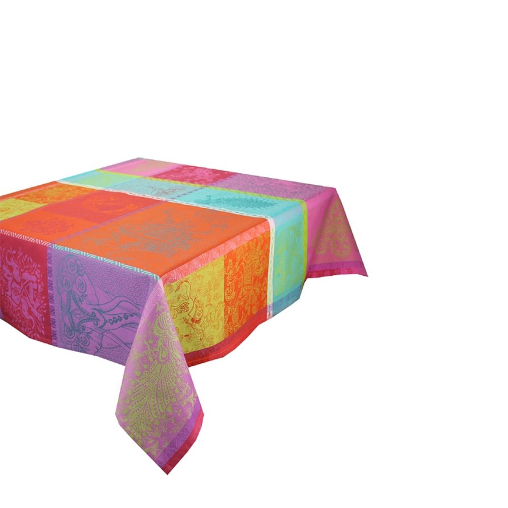 Garnier-Thiebaut Tablecloth - Mille Holi Festival round 150 cm - mB Garnier-Thiebaut Tablecloth - Mille Holi Festival round 150 cm - mB