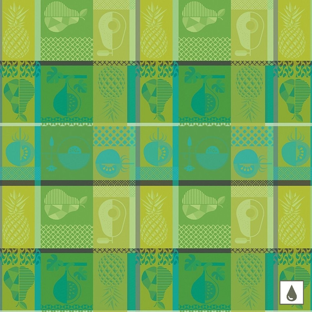 Garnier-Thiebaut Meterware - Mille Fruits d´ete lime - mB Garnier-Thiebaut Meterware - Mille Fruits d´ete lime - mB