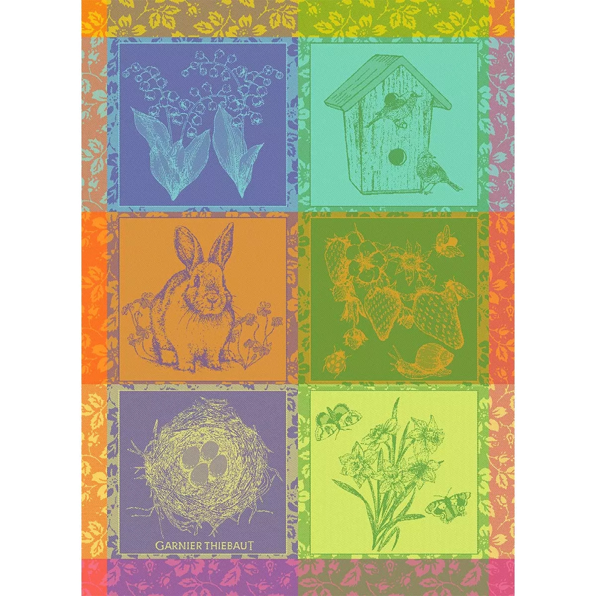 Garnier-Thiebaut Kitchentowels - Hello Spring Prairie Garnier-Thiebaut Kitchentowels - Hello Spring Prairie